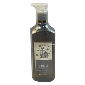 Bath and Body Works Soap Sweater Weather Gentle Gel Hand Soap 8 oz New Sealed